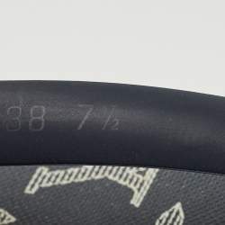 Louis Vuitton Navy Blue Rubber Molitor Thong Flats Size 41.5
