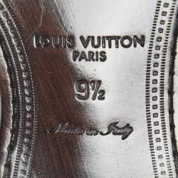 Pre Owned حذاء بروغز لويس فيتون رباط علوي جلد متعدد الألوان مقاس 43.5