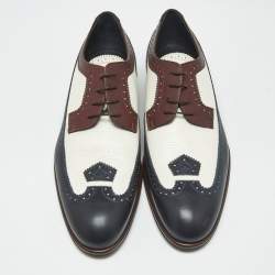 Pre Owned حذاء بروغز لويس فيتون رباط علوي جلد متعدد الألوان مقاس 43.5