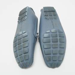 مملوكة مسبقًا حذاء لوفرز لوي فيتون مونتي كارلو جلد أسود مقاس 40