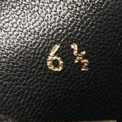 Pre Owned Louis Vuitton Black Leather Beverly Hills Lace Up Sneakers Size 40.5