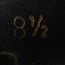 Pre Owned Louis Vuitton Black Petit Damier Canvas and Suede Vibes Sneakers Size 42.5