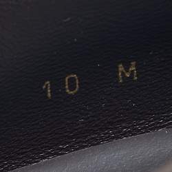 Pre Owned حذاء لوفراز لوي فيتون إستيت جلد بني مقاس 44