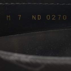 Pre Owned حذاء لوفرز لوي فيتون مونت كارلو جلد نوبوك أسود مقاس 45