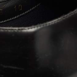 Pre Owned Louis Vuitton Black Leather Derby Lace Up Size 44