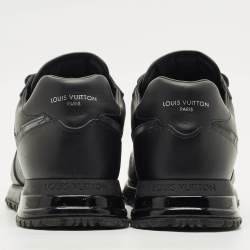 Pre Owned حذاء رياضي لوي فيتون قماش وجلد رمادي/أسود عنق منخفض مقاس 43