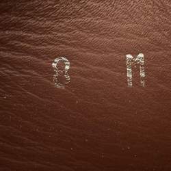 Pre Owned Louis Vuitton Brown Leather Monte Carlo Loafers Size 42