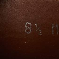 Pre Owned Louis Vuitton Brown Leather Monte Carlo Loafers Size 42.5