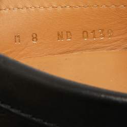 مملوكة مسبقًا حذاء لوفرز لوي فيتون "مونت كارلو" جلد أسود مقاس 42