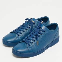 مملوكة مسبقًا Louis Vuitton Concorde Size 43 Blue Epi Leather Low Top Sneakers