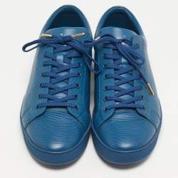 مملوكة مسبقًا Louis Vuitton Concorde Size 43 Blue Epi Leather Low Top Sneakers