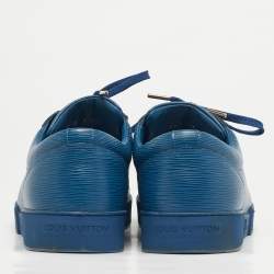مملوكة مسبقًا Louis Vuitton Concorde Size 43 Blue Epi Leather Low Top Sneakers