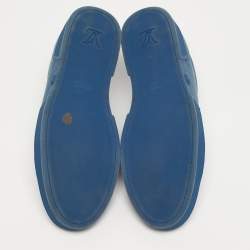 مملوكة مسبقًا Louis Vuitton Concorde Size 43 Blue Epi Leather Low Top Sneakers