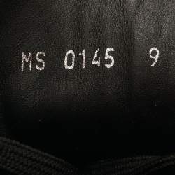 Pre Owned حذاء رياضي لوي فيتون كانفاس مونوغرامي أسود/بني جلد بعنق مرتفع مقاس 43