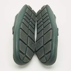 Pre Owned حذاء لوفرز لوي فيتون مونت كارلو جلد أزرق مقاس 42.5