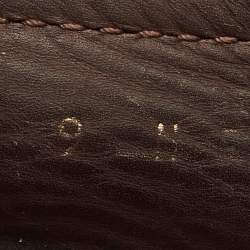 Pre Owned حذاء لوفرز لويس فيتون مونت كارلو جلد بني مقاس 42