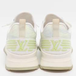 مملوكة مسبقًا Louis Vuitton VNR Size 41 Green Knit Fabric Low Top Sneakers
