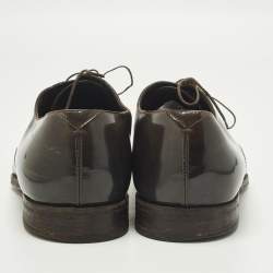 مملوكة مسبقًا Louis Vuitton Size 42.5 Brown Leather and PVC Oxfords