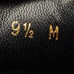 مملوكة مسبقًا حذاء تشيلسي لويس فيتون أسود بطول الكاحل مقاس 43.5