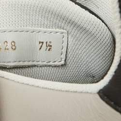 مملوكة مسبقًا Louis Vuitton LV Trainer Size 41.5 GreyBlack Leather Lace Up Sneakers