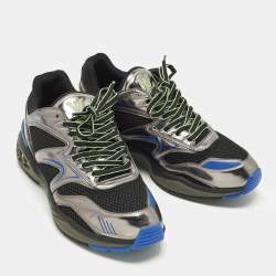 Pre Owned Louis Vuitton LV Trail Size 42 Multicolor Leather and Mesh Low Top Sneakers