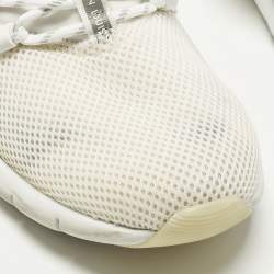 Pre Owned حذاء رياضي لويس فيتون قماش وشبك أحمر فاستلين مقاس 46