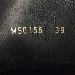 مملوكة مسبقًا حذاء رياضي لوي فيتون مرتفع من أعلى نيوبرين وسويد�ي أسود مونوغرام مقاس 38