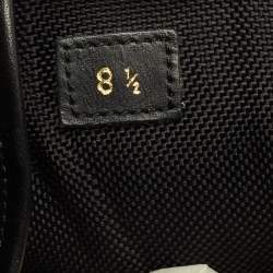 Pre Owned حذاء بوت للكاحل لوي فيتون جلد أسود وسويدي مقاس 42.5