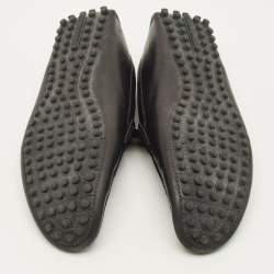 مملوكة مسبقًا حذاء لوفرز لوى فيتون هوكنهايم جلد أسود مقاس 43.5