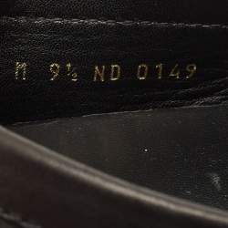 مملوكة مسبقًا حذاء لوفرز لوى فيتون هوكنهايم جلد أسود مقاس 43.5