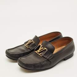 مملوكة مسبقًا Louis Vuitton Monte Carlo Size 40 Black Leather Loafers