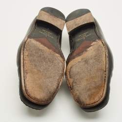 مملوكة مسبقًا Louis Vuitton Monte Carlo Size 40 Black Leather Loafers