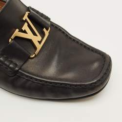مملوكة مسبقًا Louis Vuitton Monte Carlo Size 40 Black Leather Loafers