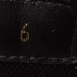 مملوكة مسبقًا حذاء رياضي لوي فيتون LV قماش أسود وزغب برباط مقاس 40