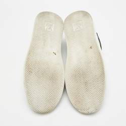 Pre Owned حذاء رياضي لوي فيتون LV قماش أسود وزغب برباط مقاس 40