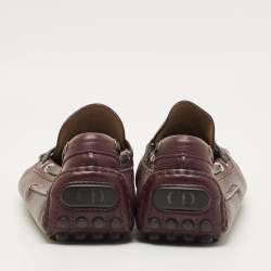 مملوكة مسبقًا Louis Vuitton Bow Size 43.5 Burgundy Leather Loafers