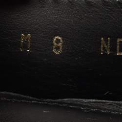 Pre Owned حذاء لوفرز لوي فيتون مونت كارلو سهل الارتداء جلد أسود مقاس 42