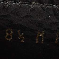 Pre Owned حذاء لوفرز لوي فيتون مونتي كارلو جلد لون برغندي داكن مقاس 42.5