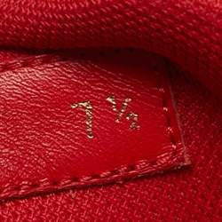مملوكة مسبقًا Louis Vuitton Luxembourg Size 41.5 Red Leather Low Top Sneakers