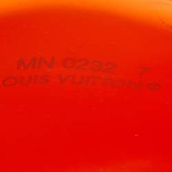 مملوكة مسبقًا Louis Vuitton Waterfront Size 41 Orange Monogram Rubber Pool Slide Sandals