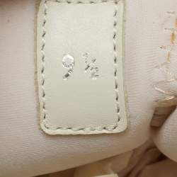 Pre Owned حذاء رياضي لويس فيتون فاستلين مقاس 43.5 شبكة ونيوبرين أبيض بحافة منخفضة