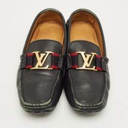 مملوكة مسبقًا Louis Vuitton Monte Carlo Size 40 Black Leather Loafers