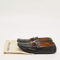مملوكة مسبقًا Louis Vuitton Monte Carlo Size 40 Black Leather Loafers