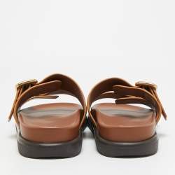 مملوكة مسبقًا Louis Vuitton LV Venice Size 43.5 Brown Suede Mules