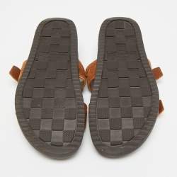 مملوكة مسبقًا Louis Vuitton LV Venice Size 43.5 Brown Suede Mules