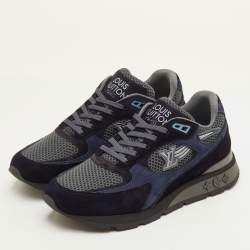 Pre Owned حذاء رياضي لويس فيتون هروب مزيج وألوان متعددة مش و سويدي مقاس 41.5