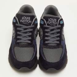 Pre Owned حذاء رياضي لويس فيتون هروب مزيج وألوان متعددة مش و سويدي مقاس 41.5