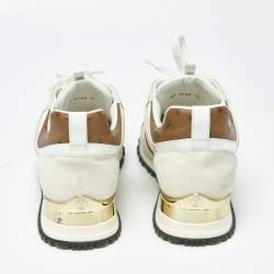 Pre Owned حذاء رياضي لوي فيتون رن أوي مونوجرام كانفاس ملون وثلاثي الألوان وزمخ مقياس 42