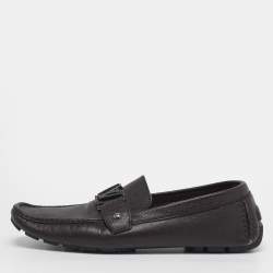 مملوكة مسبقًا Louis Vuitton Monte Carlo Size 44 Burgundy Leather Loafers