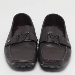 مملوكة مسبقًا Louis Vuitton Monte Carlo Size 44 Burgundy Leather Loafers
